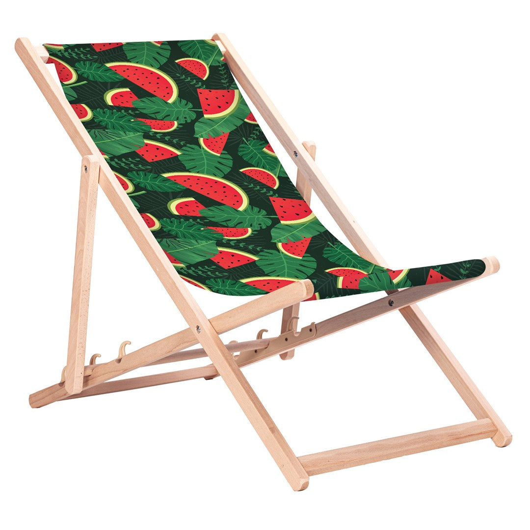 GreenBlue Deck Chair Watermelons 2500 g 1190 mm x 90 mm x 600 mm Model GB183 Arbuzy