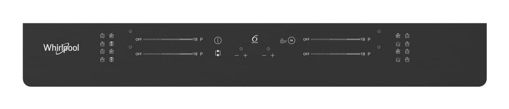 Whirlpool WF S7560NE BM Black Built-in Induction Hob 4 Zones