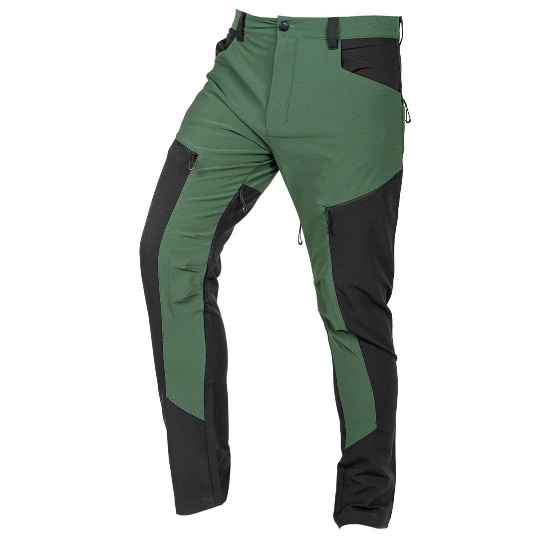NEO Tools Outdoor Work Trousers - 4 Way Stretch Green-Grey XL