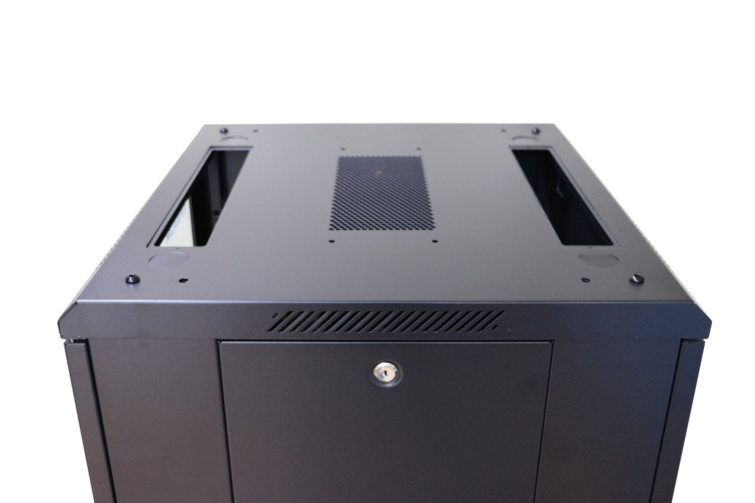 Extralink Rack Cabinet 27U 600x600 Black Standing