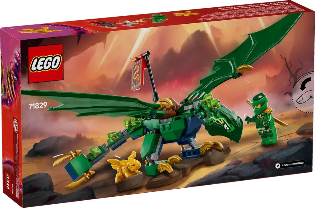 LEGO NINJAGO 71829 Lloyd's Green Forest Dragon Building Kit