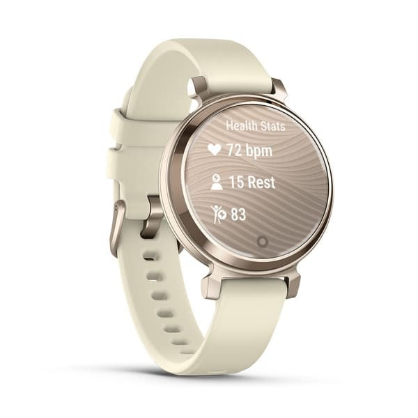 Garmin Lily 2 - Cream Gold - Smartwatch - Silicone Band - 110-175 mm Wrist Size - Bluetooth - 24.4 g (010-02839-00)
