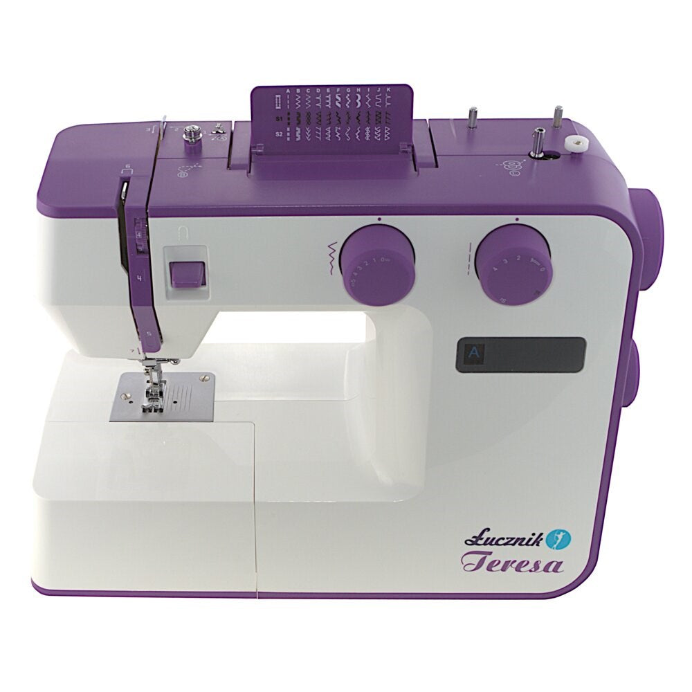 Łucznik Sewing Machine Teresa, 6 Stitch Patterns, Automatic Buttonhole, 7810 g