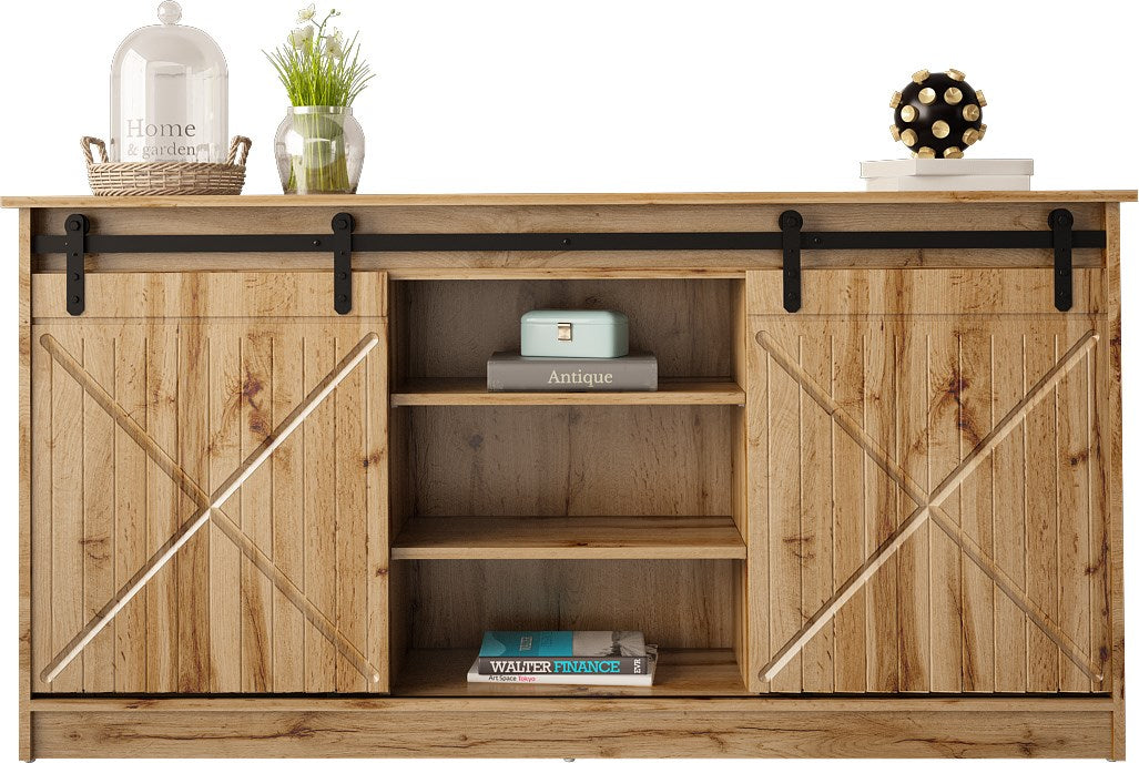 Chest of Drawers 160x80x35 GRANERO Oak Wotan - Stylish Storage
