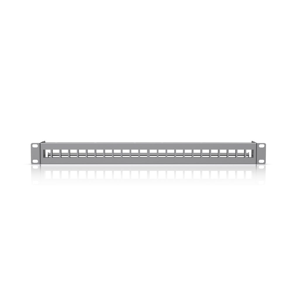 Ubiquiti Empty Keystone Patch Panel - Rack Mountable - 1U - 24 Ports UACC-RACK-PANEL-PATCH-BLANK-24
