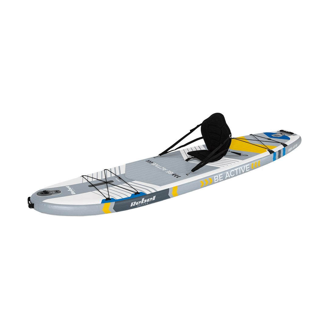 Rebel Inflatable SUP Board PRO White RBA-4518-WH Weight: 17300 g Max Capacity: 220 kg