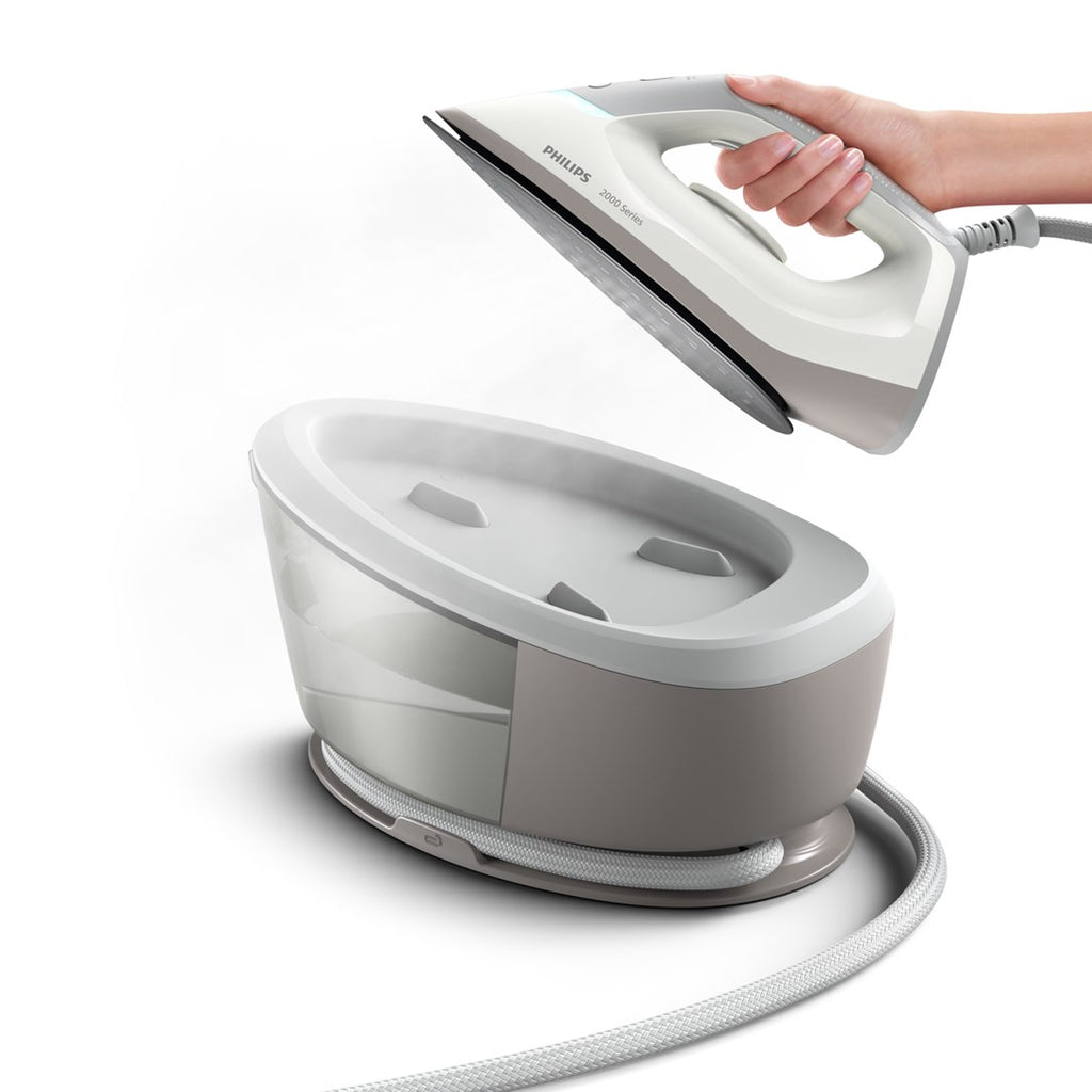 Philips 2000 series Steam Ironing Station 2400 W 1.4 L Ceramic Soleplate Grey White PSG2000/80
