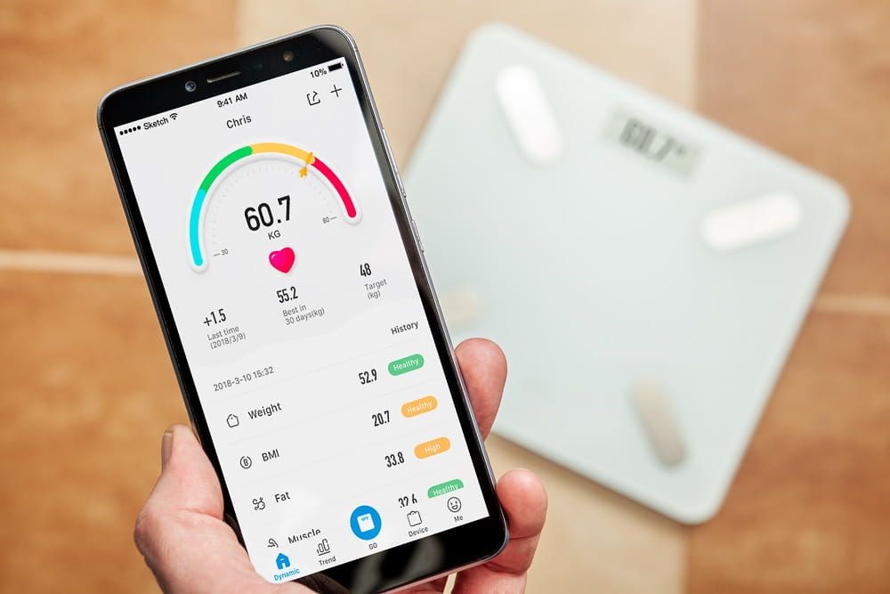 ELDOM Personal Scale TWO550B - 180 kg Capacity, Body Fat and Bone Mass Analysis