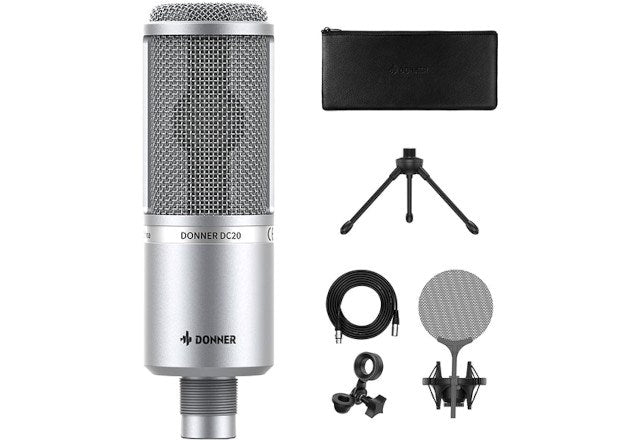 DONNER Condenser Microphone DC20 with Mini XLR Connector