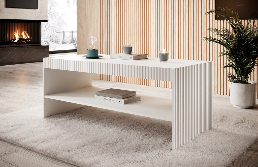 PAFOS Bench/Table 120x60x50cm White Matte