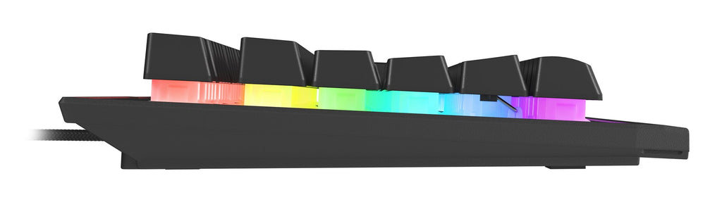 GENESIS Keyboard NKG-1622 RGB LED Backlight QWERTY for Windows XP, 7,8, 10