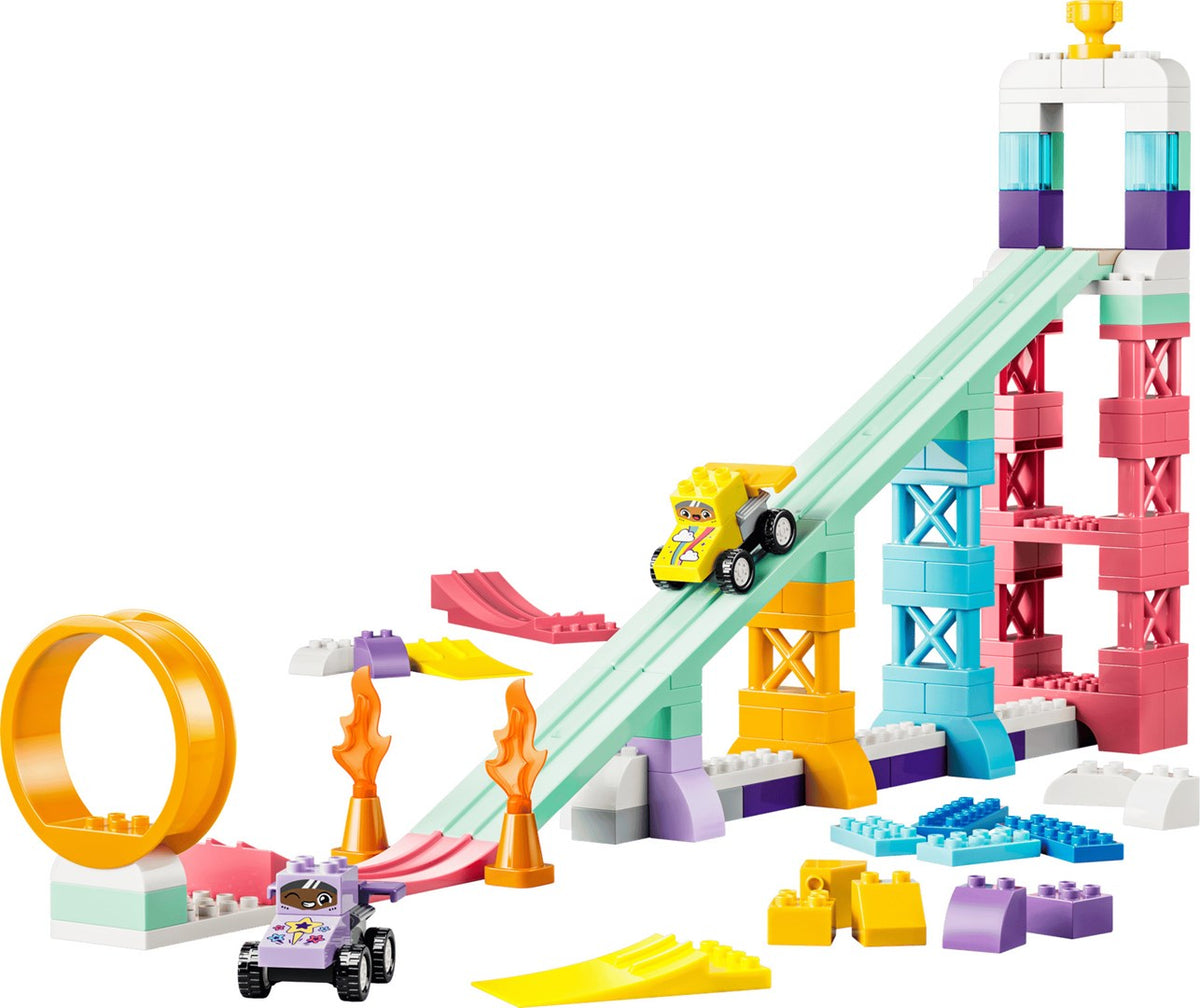 LEGO DUPLO 3 in 1 Creative Ramps with Vehicles, 111 Pieces, Ages 3+, Model 10478