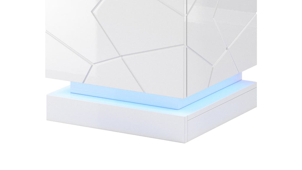 QIU Bedside Cabinet Lighting 2 pcs RGB