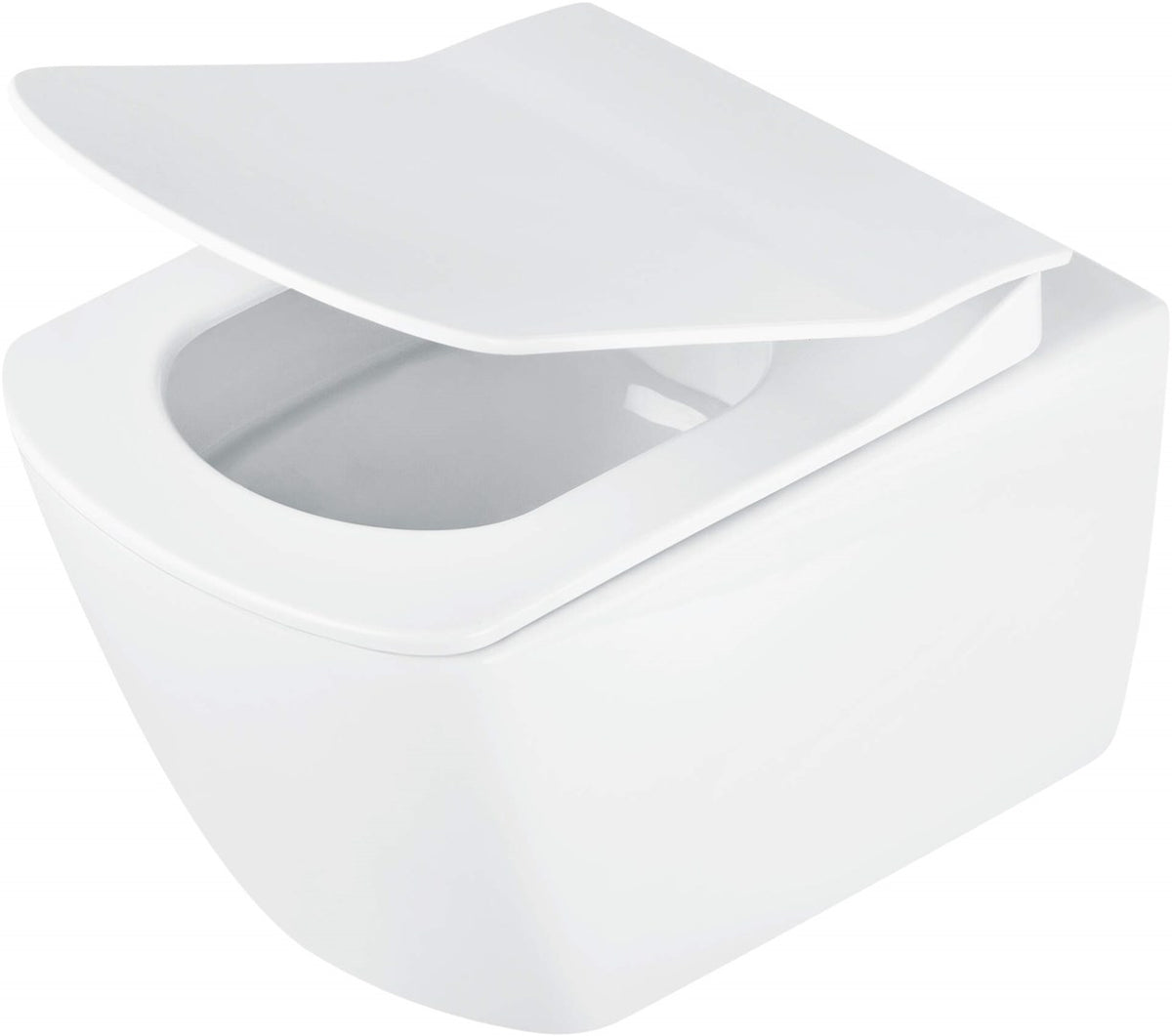 Deante Rimless Wall-Hung Toilet White 350x513x370mm