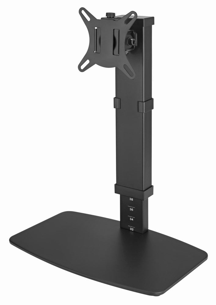 Gembird MS-D1ST-02 Height Adjustable Full Motion Monitor Desk Stand 17"-32" - Black