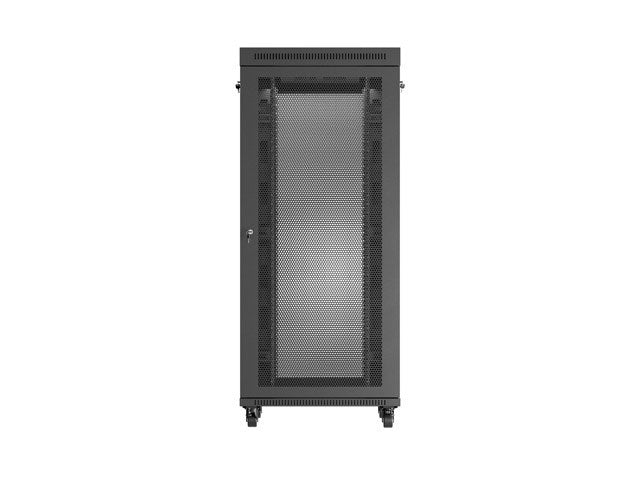 Lanberg Freestanding Rack Cabinet 37U Black FF01-8837-23BL - 800 kg Capacity, Active Cooling, Key Lock