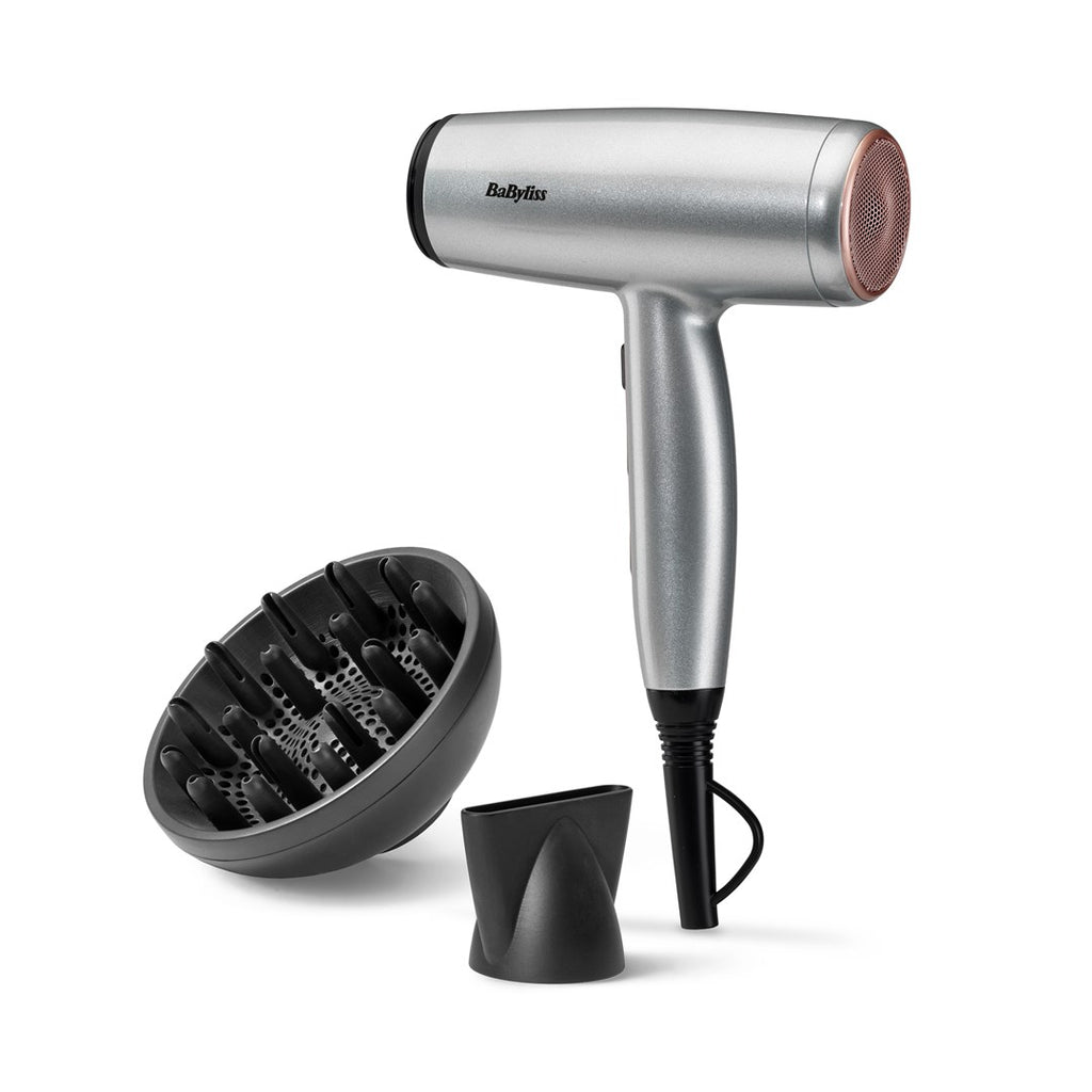 BaByliss Hair Dryer Cosmos D580DE 2100 W Satin Steel