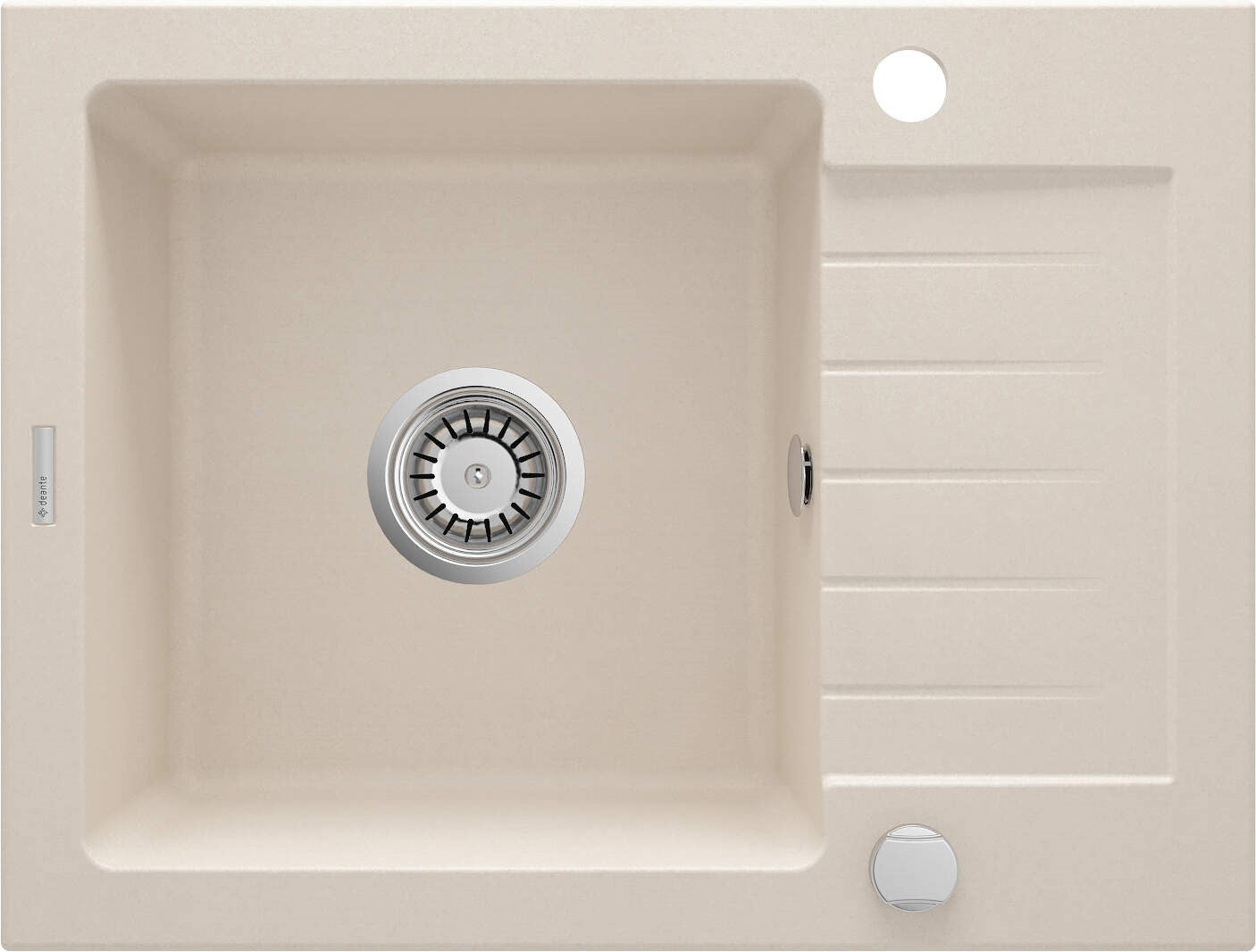Deante Granite Sink 1-Bowl with Drainer 780 x 440 mm
