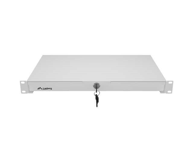 Lanberg 19" Rack Cabinet Drawer 1U 270 mm Grey AK-2002-S