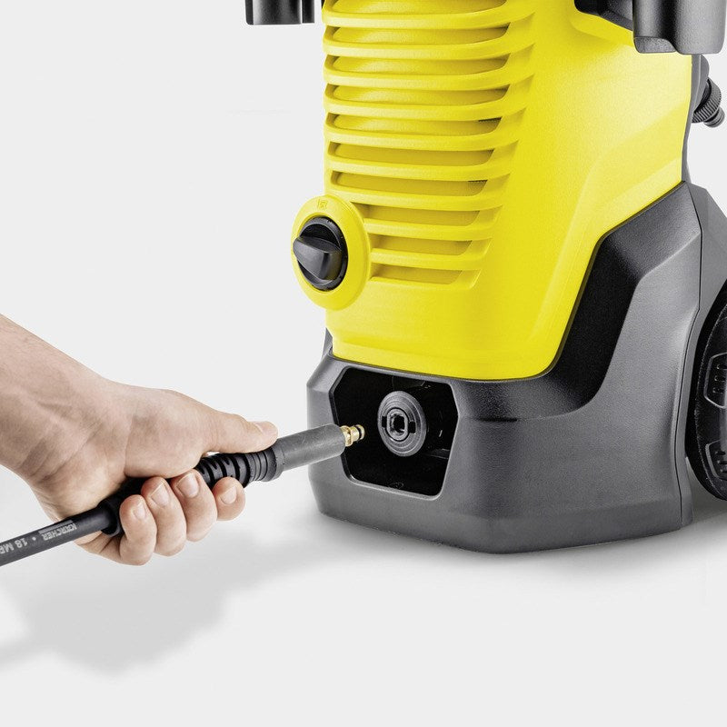 Kärcher K 4 WCM Pressure Washer Upright Electric 420 l/h 1800 W Black Yellow
