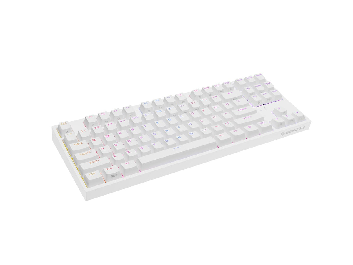 GENESIS Thor 404 TKL keyboard Gaming USB QWERTY US International White