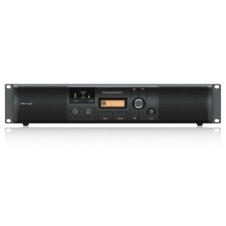 Behringer NX6000D Audio Amplifier - 2.0 Channels, 3000 Watts Power