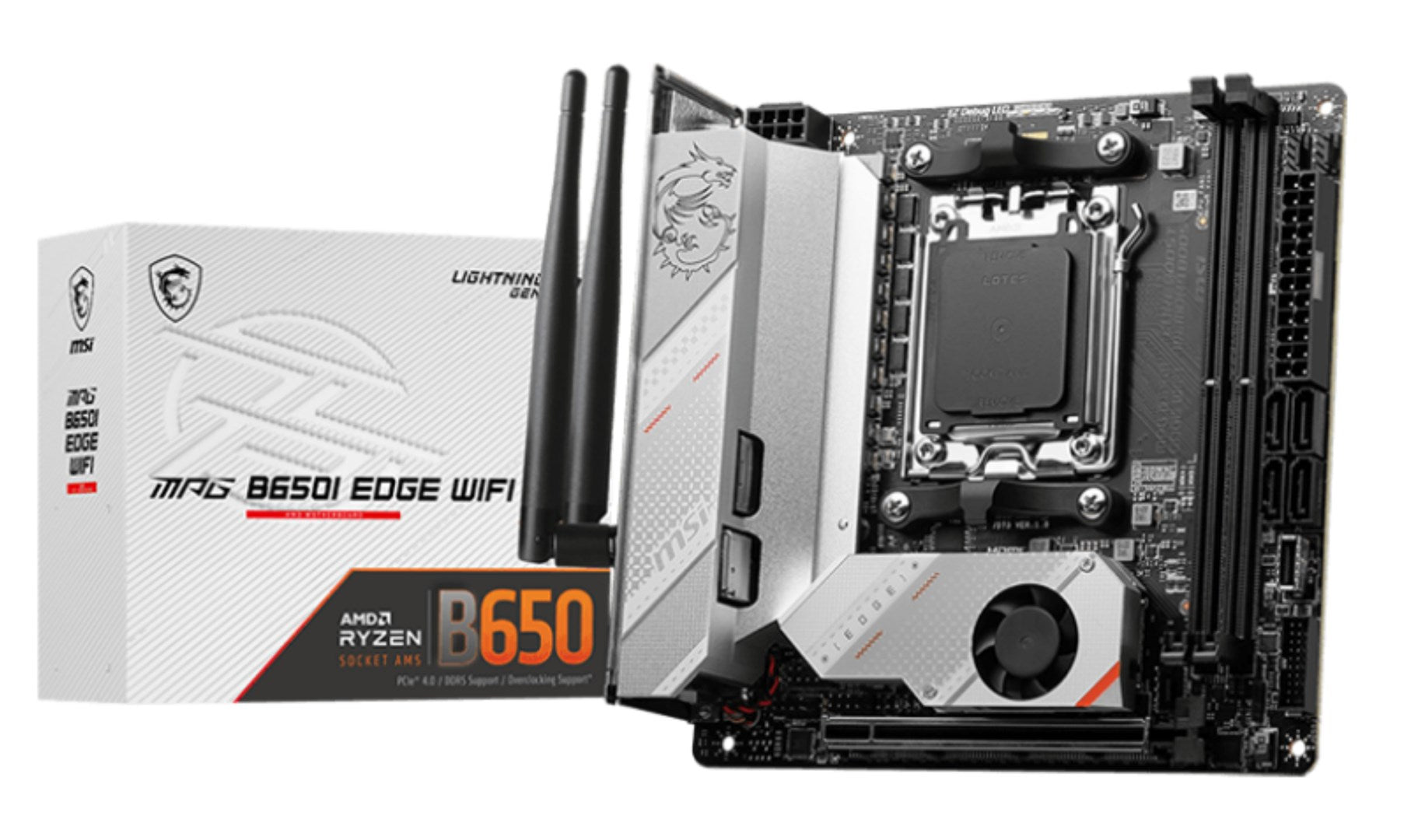 MSI MPG B650I EDGE WIFI Motherboard Mini-ITX Socket AM5 AMD B650 7D73-001R