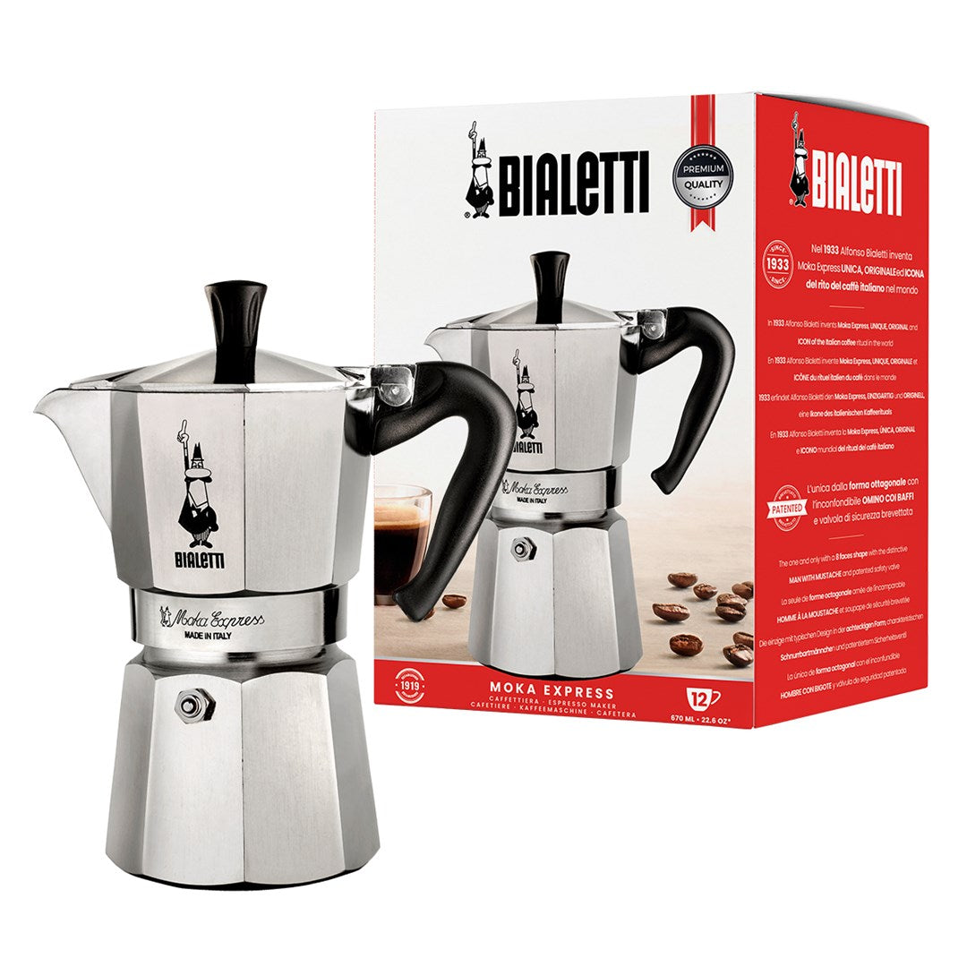 Bialetti Moka Express Moka Pot 0.775 L Aluminium Black