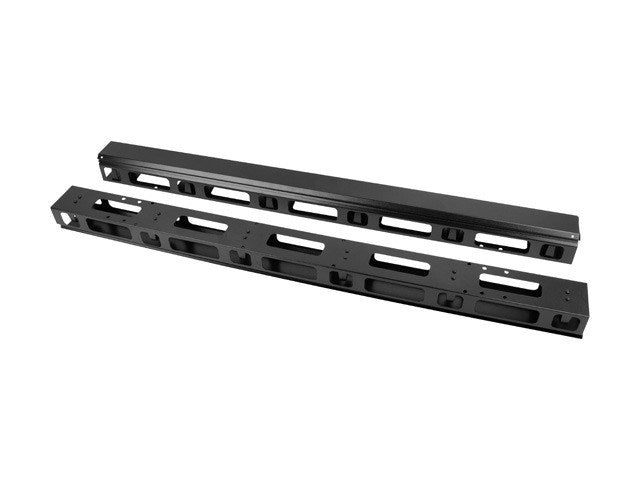 Lanberg Cable Management Panel Steel Black 514 mm AK-1207-B
