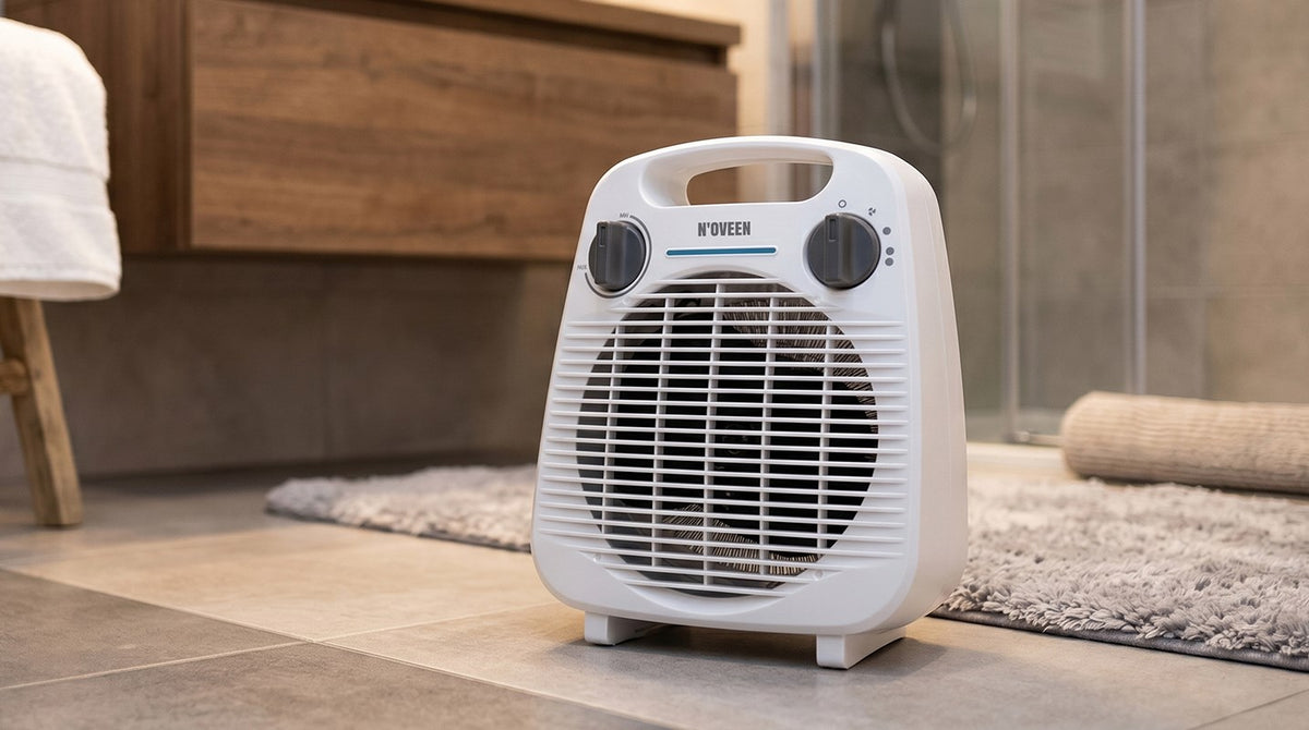 NOVEEN FH08 Fan Heater  White