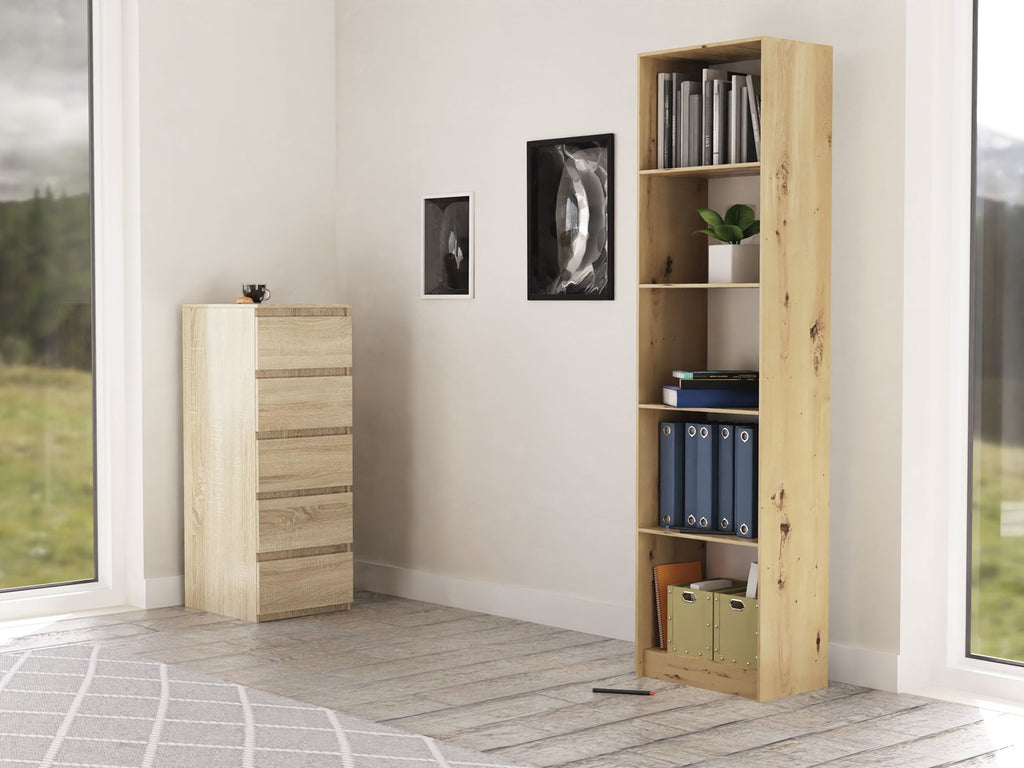 Topeshop R50 Artisan Office Bookcase - Classic Shelved Unit