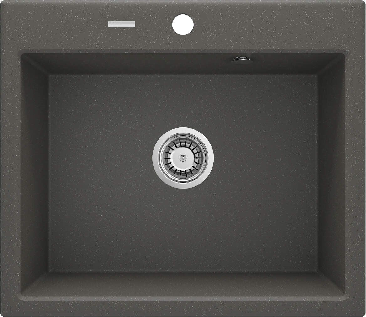 Deante Granite Sink 60x52 cm Anthracite 1 Bowl
