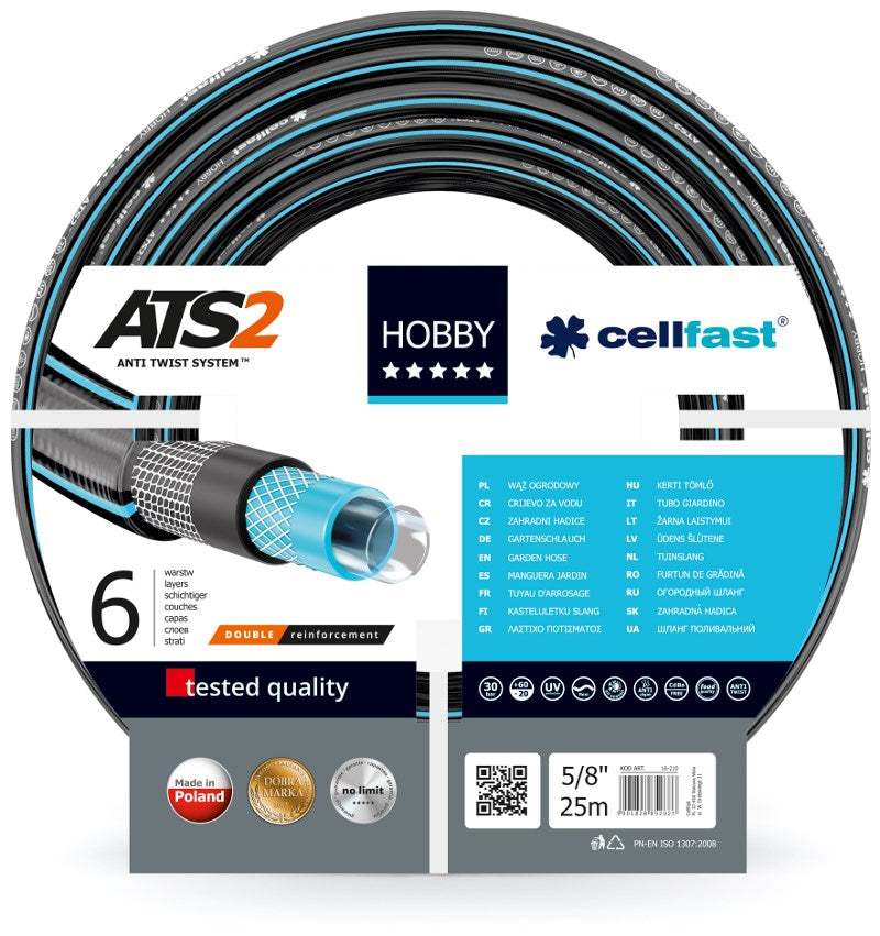 CELLFAST Garden Hose 25 m 5/8 inch 4000 g 130 mm Width 16-210