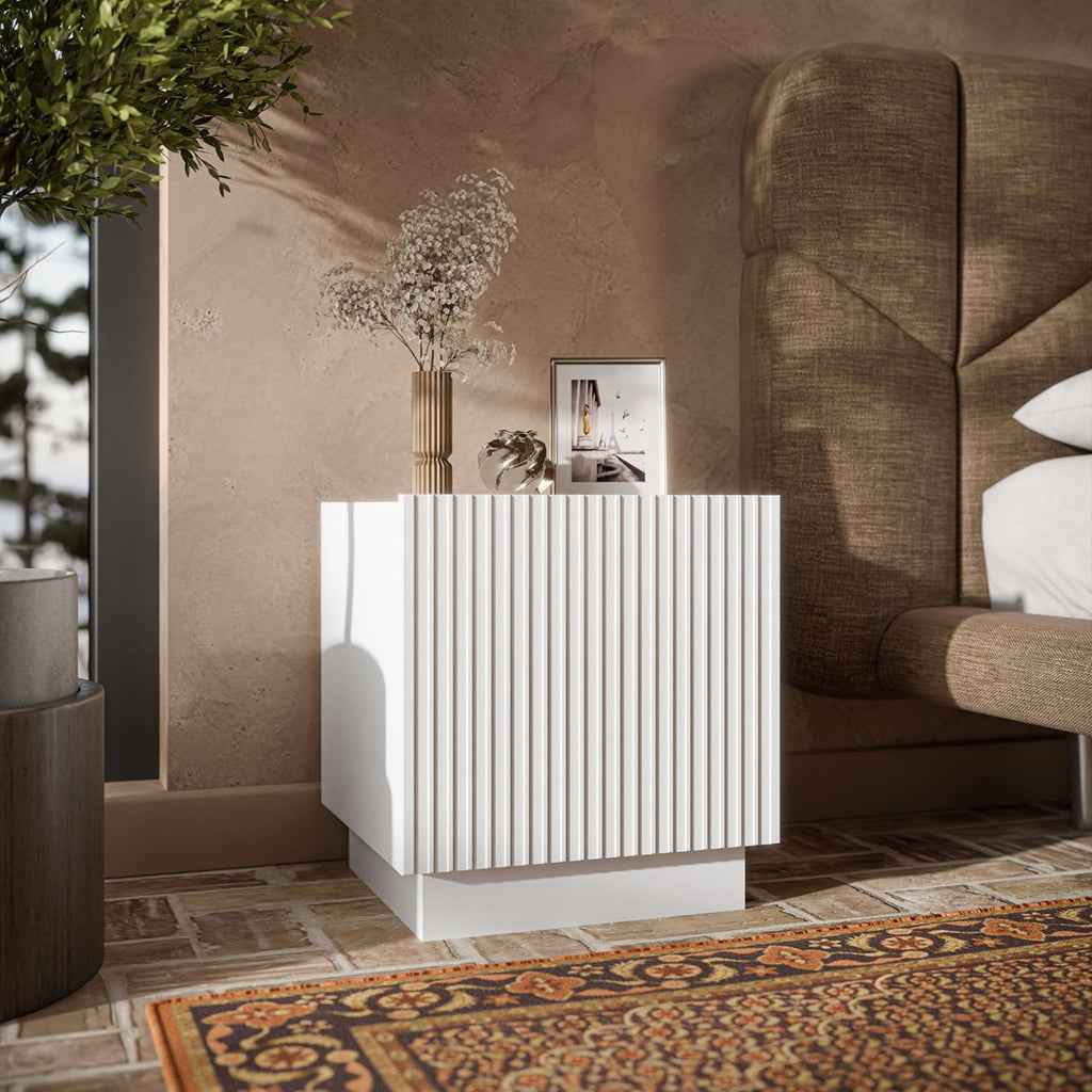 Cama Bedside Cabinet 2 pcs LIVERTI 45x42x47 White