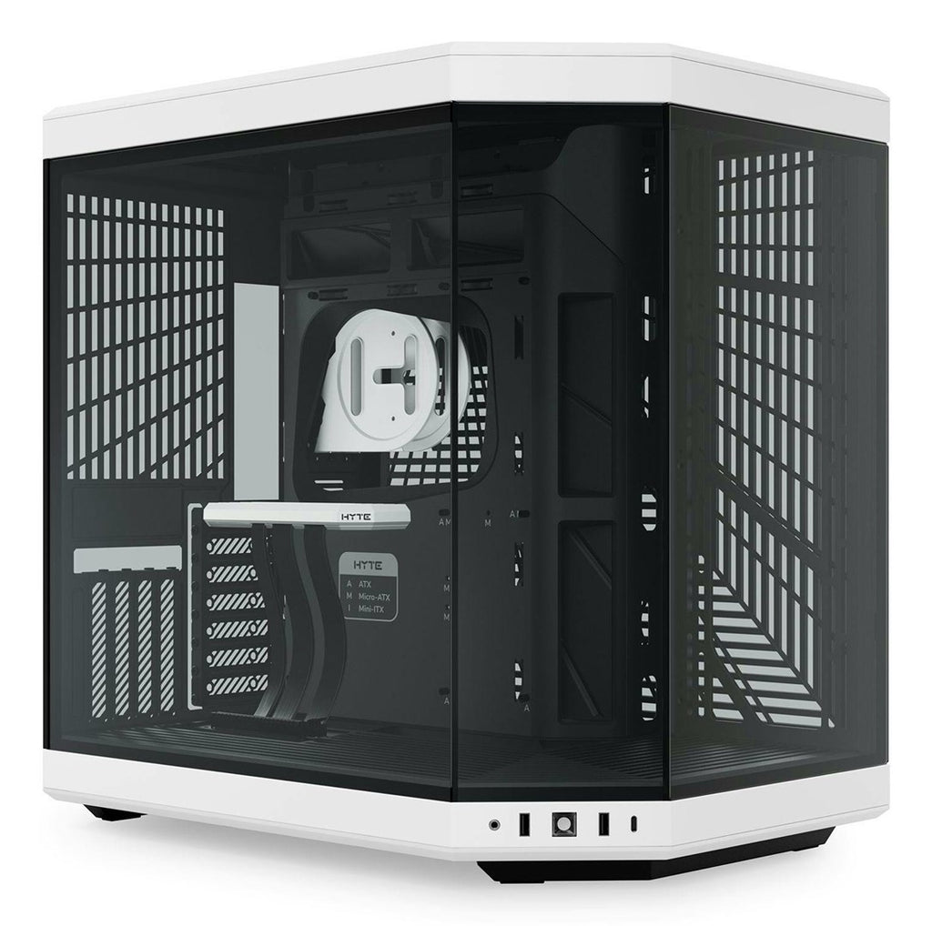 HYTE Y70 Midi Tower PC Case - Black White