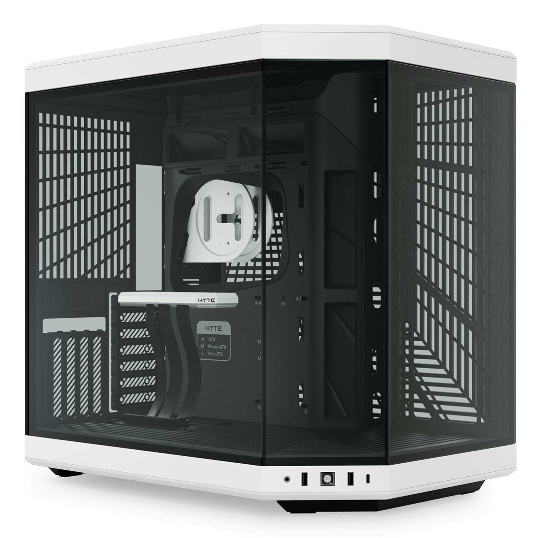 HYTE Y70 Midi Tower PC Case - Black White