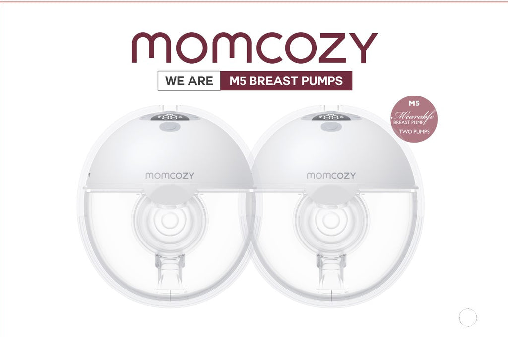 Momcozy BP180-GR00BA-A Breast Pump, 160 ml Capacity, 9 Suction Levels