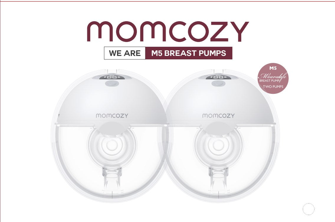 Momcozy BP180-GR00BA-A Breast Pump, 160 ml Capacity, 9 Suction Levels
