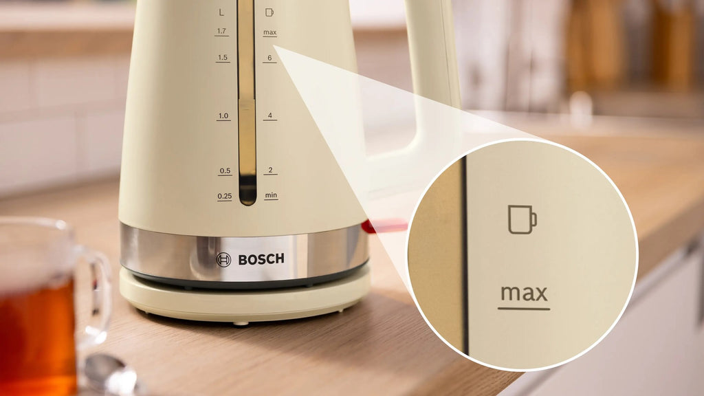 BOSCH MyMoment Electric Kettle 1.7 L 2400W Anti-Calc TWK4M227