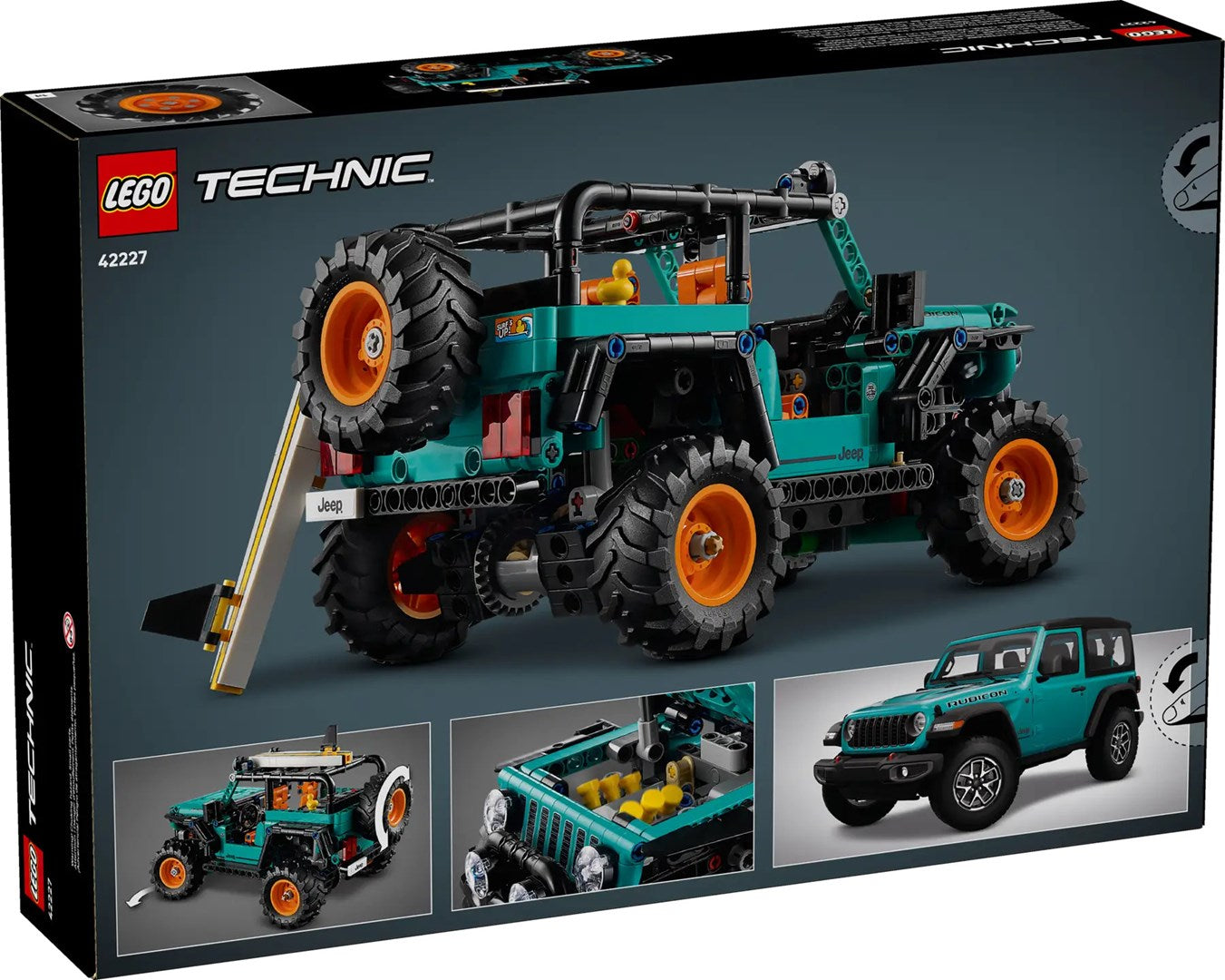 LEGO TECHNIC 42227 Jeep Wrangler Rubicon SUV Building Set | 723 Pieces