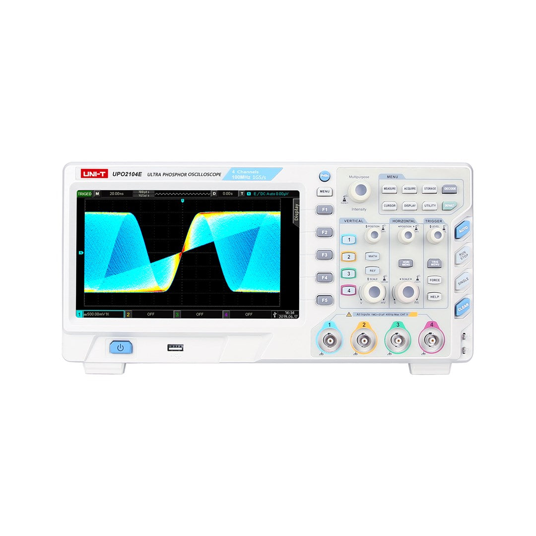 UNI-T Oscilloscope MIE0443 - Compact Design, 2000 g, 30 mm Width, 260 mm Length, 110 mm Height