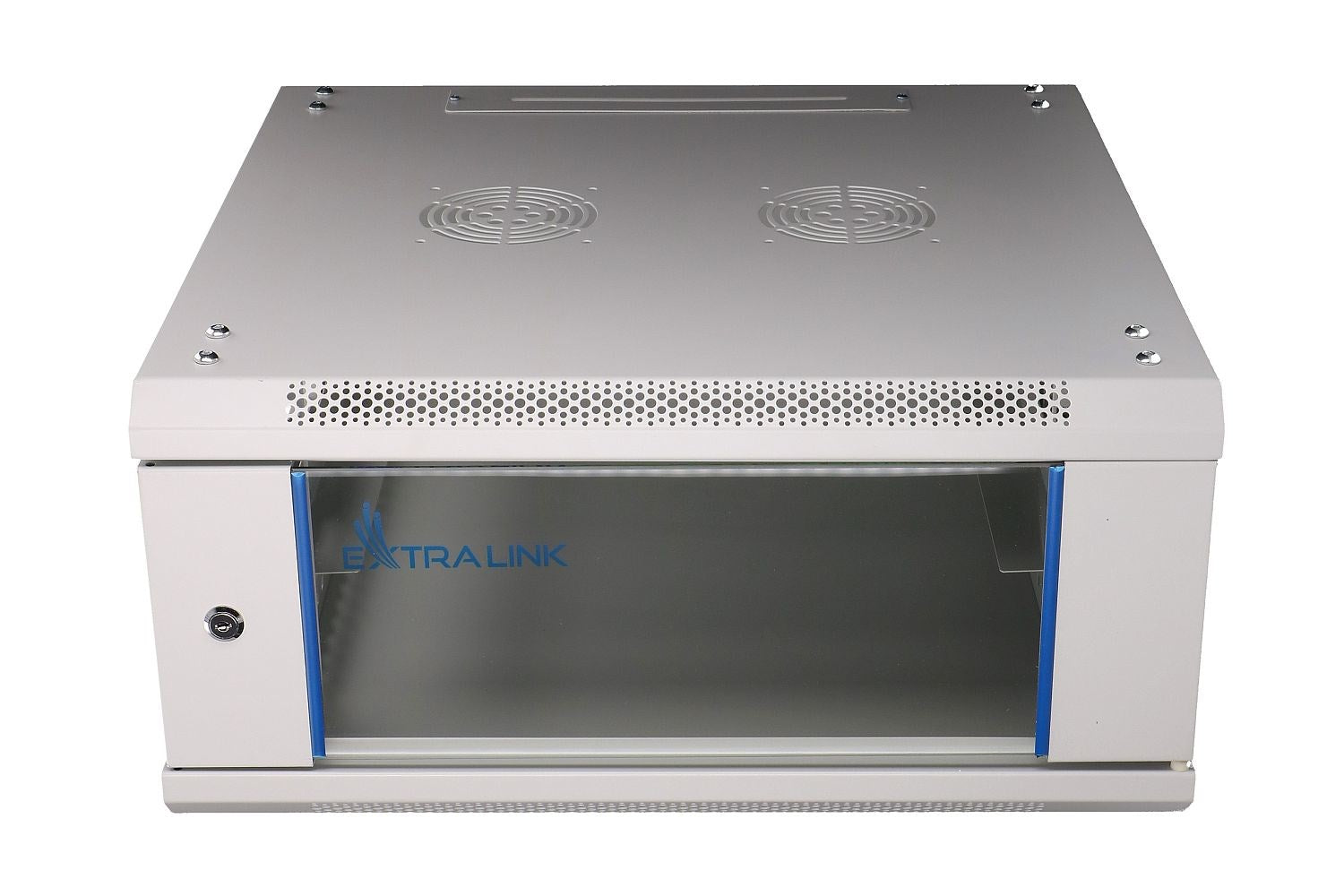 Extralink Rackmount Cabinet 4U 600x600 Grey Wall-Mounted