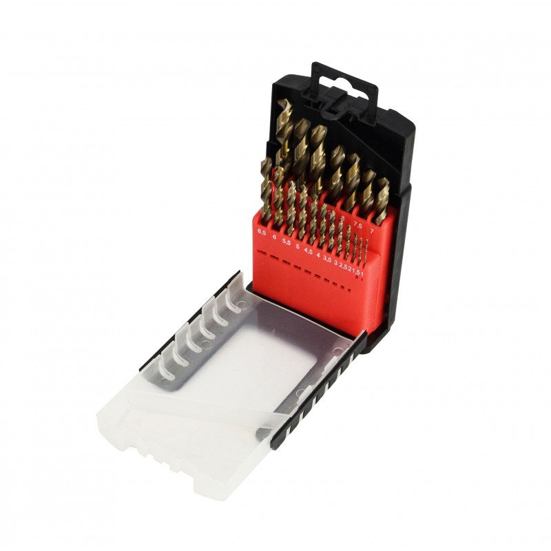 AWTOOLS Drill Bit Set 19 Pieces 440 g AW42219