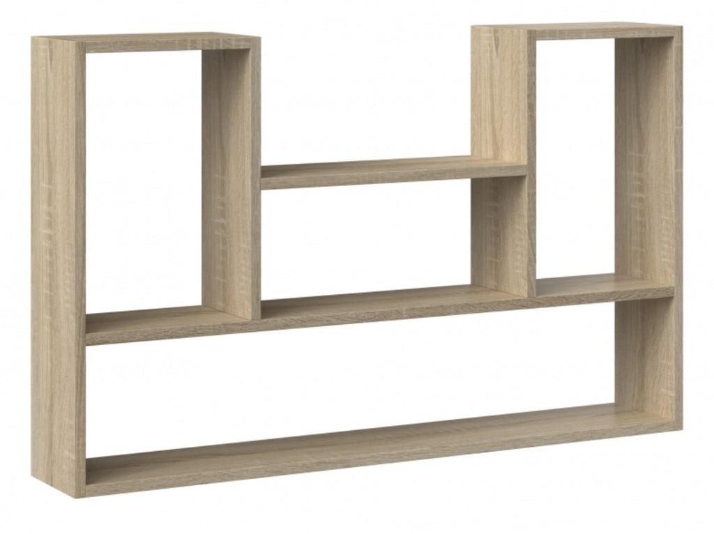 BILBAO 4P Hanging Bookcase Sonoma Oak Wall-Mounted 100x16x60 cm