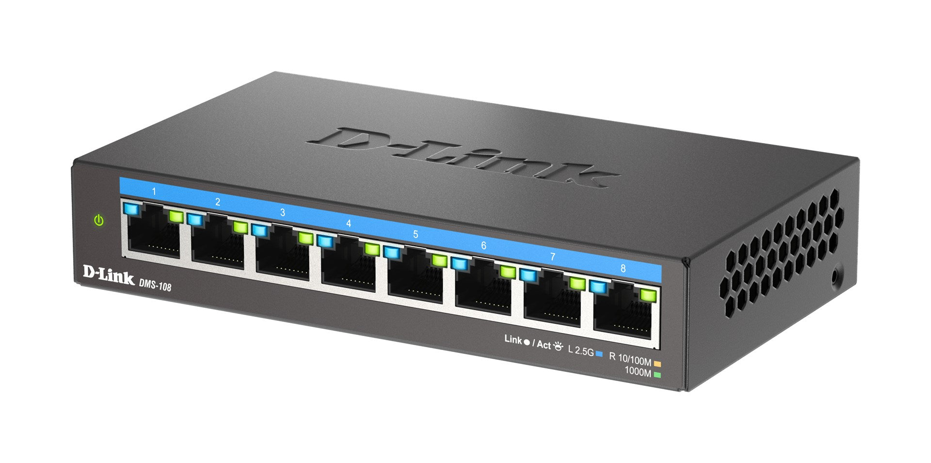 D-LINK Switch 8 Ports Multigigabit 2.5 Gbps (DMS-108/E) 8ports 5Gps
