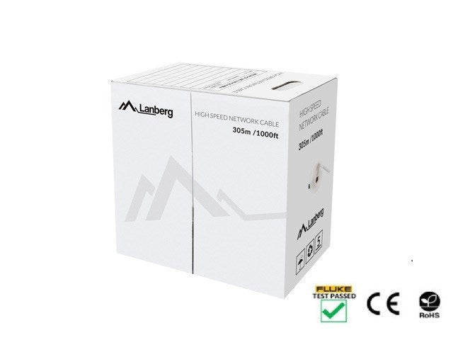Lanberg Network Cable UTP CAT.5E 305 M LCU5-12CU-0305-G