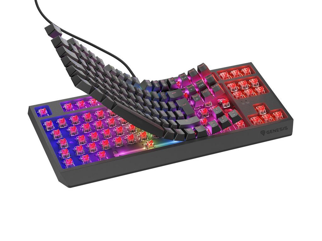 GENESIS Thor 230 TKL Keyboard Gaming USB QWERTY Spanish Black