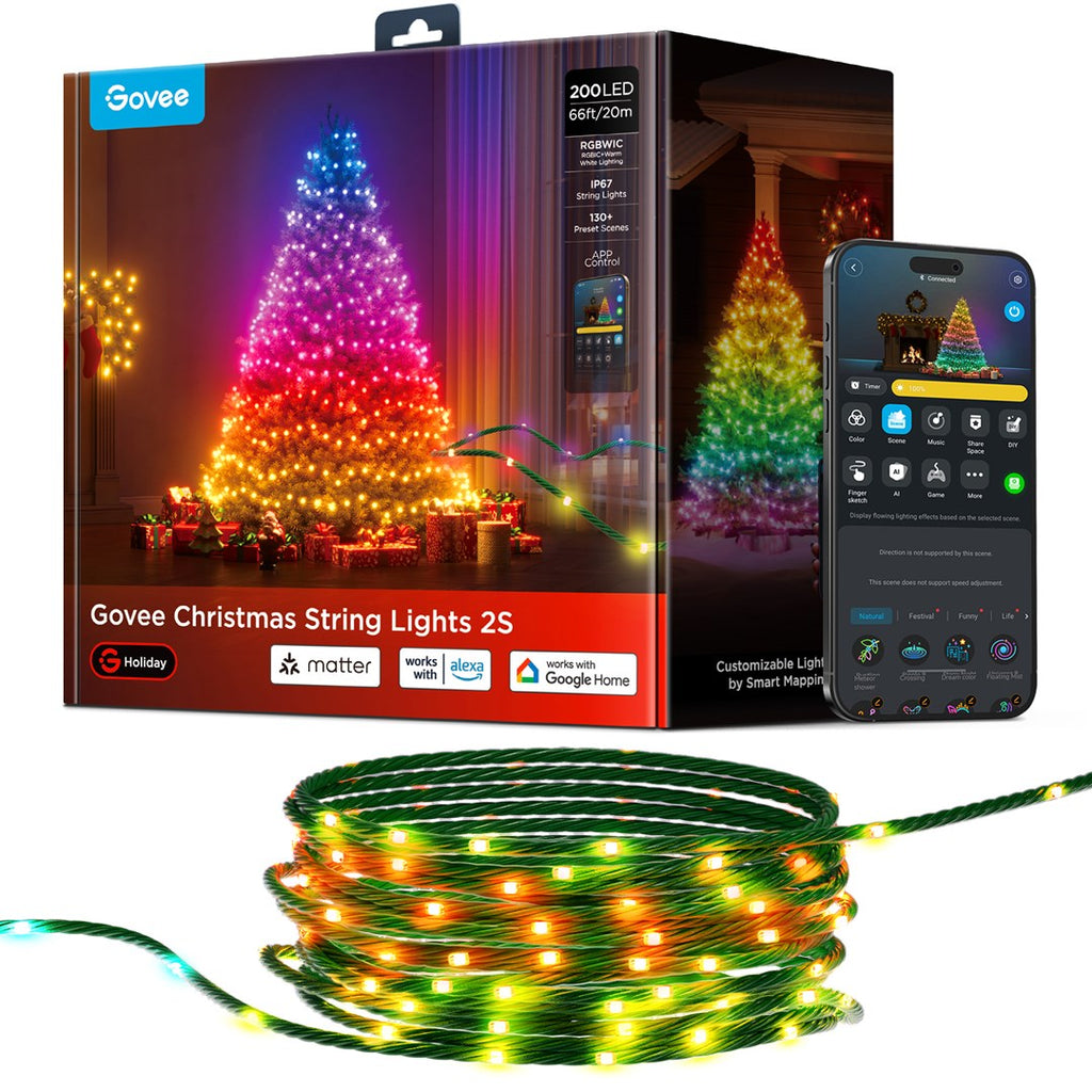Govee H80C4 Smart String Light 20000 mm with Wi-Fi/Bluetooth - H80C4C41