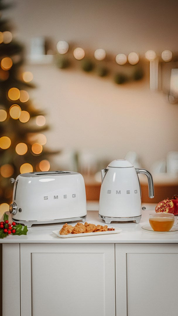 SMEG Toaster 950 W 2 Slice White TSF01WHEU
