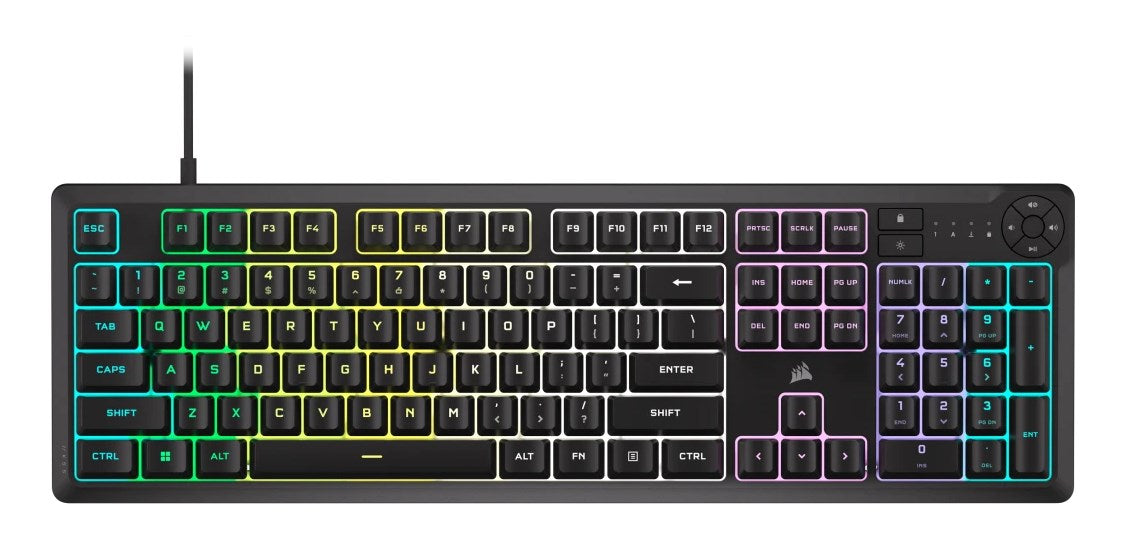 CORSAIR K55 CORE RGB Gaming Keyboard RGB LED Black
